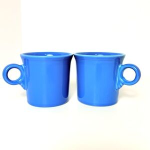 Fiestaware Tapered Coffee Mug – Twilight Blue, 15oz, Made In USA (Homer Laughlin, New With Possible Flaws)